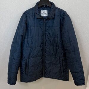 Magellan Outdoors Men's Dark Blue Puffer Jacket